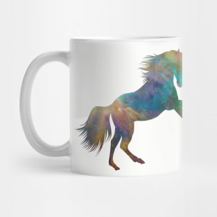 Unicorn Double Exposure Galaxy Mug